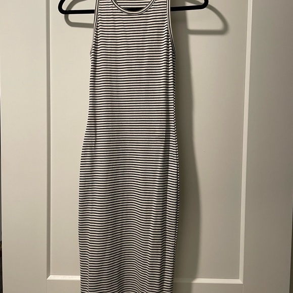 Soprano Dresses & Skirts - Striped Sleeveless Dress - Black and White